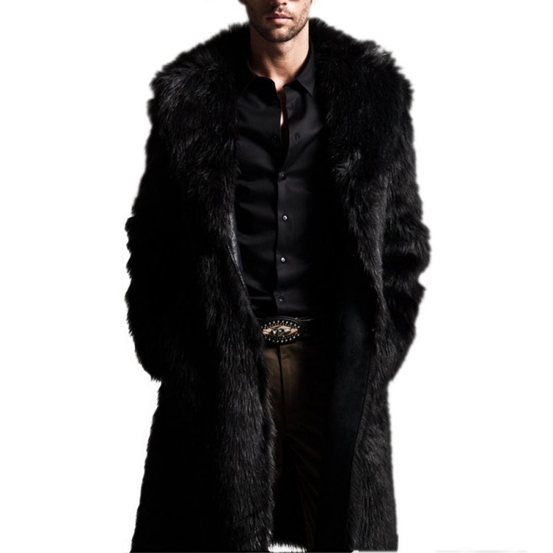 Fur lapel coat